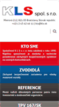 Mobile Screenshot of kls.sk